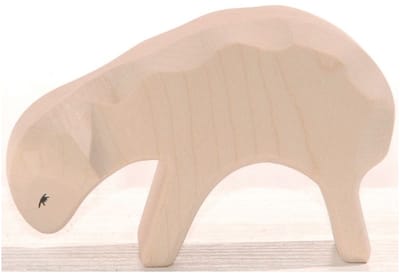 Houten schaap etend (Ostheimer)