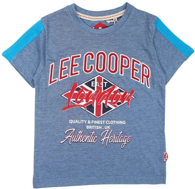 Lee Cooper Shirtje Lee Cooper donkerblauw Kids & Kind Jongens - Maat: 98/104
