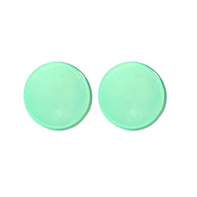 Clip oorbellen- Mint groen- 2.5 cm- geen gaatje- Charme Bijoux