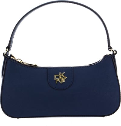 DKNY Handtas Schoudertas Carol Saffiano Handbag Indigo Donkerblauw