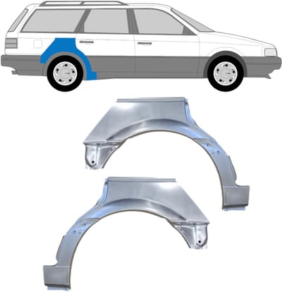 Reparatiepaneel achterspatbord voor Volkswagen Passat B3 1988-1993