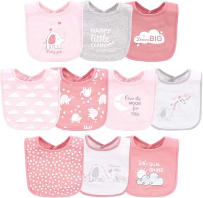 Set van 3 Hydrofiele Bandana Slabbetjes voor Baby's - Absorberend en Stijlvol Katoenen Kwijldoek