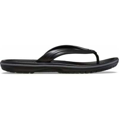 Crocs Crocbrand teenslippers voor heren in zwartgrijs