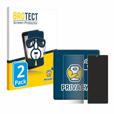 BROTECT - privacy screenprotector voor Honor Magic V3 (inneres Display) - Folie Beschermfolie Blauwlichtfilter 2 Stuks