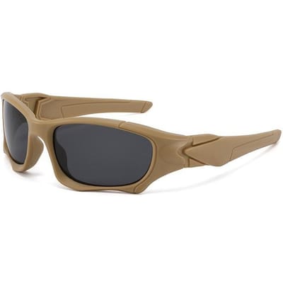 Tendance Individualiste Lunettes de Soleil Sportives Unisexe Extérieur Coupe-vent Anti-sable et Anti-UV Protection Oculaire UV400 Lunettes de Soleil