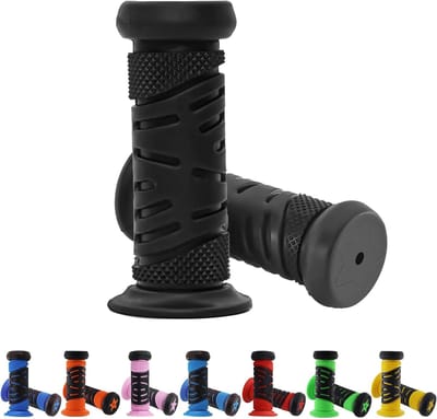 SnelShoppen - Kinderfiets Handvatten, Veiligheidsbescherming, Fietsgrips, 22mm Diameter, 95mm Lengte, Rubber Handvatten, Voor Scooter, Loopfiets, Kind
