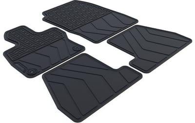 Rubber Automatten geschikt voor Ford Focus - 2011-2018 - 4-delig - Uitvoering: Mk3 | 5-deurs / Station / Sedan | Bijrijder Geen bevestiging | Variant 2