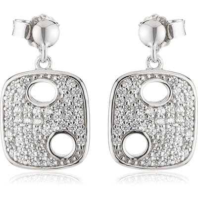 Orphelia Dames 925 Sterling Zilveren Oorbellen - Zilver ZO-5098