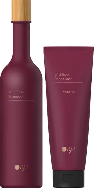 O'Right Wild Rose Shampoo & Conditioner - Voor droog en beschadigd haar