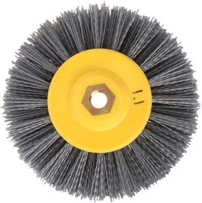 Polijstborstel - Schuurwiel - Oppervlakken Bewerken - Duurzaam Nylon Materiaal - 15x15x4cm - Zoals Afgebeeld