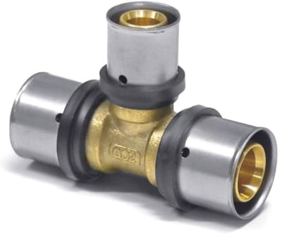 Persfitting T-stuk, T-stuk persfitting, Verloop T-stuk
