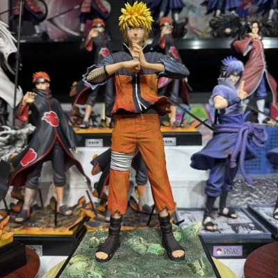 Uzumaki Naruto Actiemodel Naruto Shippuden Verwisselbaar Hoofd PVC Verzamelmodel 33cm/12.99 Inch Anime Cadeau voor Fans With box