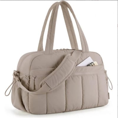 Reistas Handbagage 40x30x20 - Weekendtas dames - handbagage vliegtuig -handbagage tas ryanair transavia - Bruin