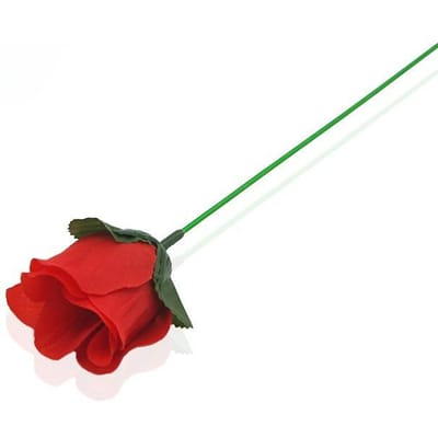 1pc Baguette Flamme Rose Magique - Accessoires d'Illusion de Scène et de Fête Durables Adaptés pour les Mariages, Anniversaires, Saint-Valentin, Halloween rouge