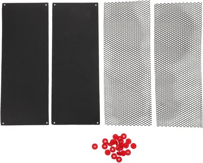 Stille Hamster Loopwiel Slijpstrip - Nagelverzorging Pad - Geruisloos Rennen - Anti-slip Zachte Mat - 28 x 10.5 cm - Zwart