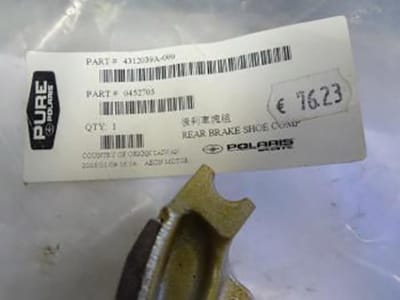 originele remschoen voor polaris 200 phoenix quad 2005 tot 2012 nieuw