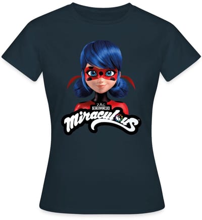 Miraculous Ladybug Met Logo T-Shirt Dames