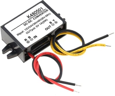 Cocoplus - Auto-stroomomvormer - DC-DC 12V - 24V - 36V - Buck - Spanningsregelaar - Neerwaarts - Voeding - Abrasifs - Geschikt voor Auto's - 48V - 5V - 1A