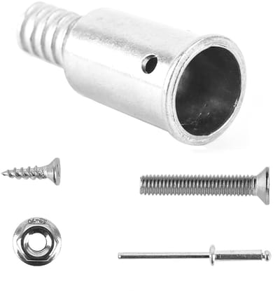 Allecto - Telescopische stokkenset - Draadstangkop - Modern en efficiënt - 5 cm - Bezemsteelkop - Voor schoonmaakdoeleinden - Handzaam model