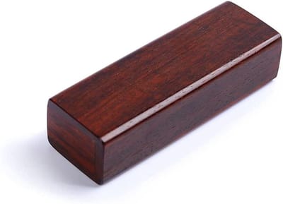 Tandenstoker Dispenser - Tandenstoker Houder - Stijlvol Serveren - Uniek Ontwerp - Mini Formaat - Rood Sandelhout