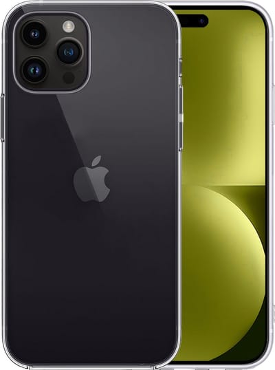 Hoesje - Geschikt voor Apple iPhone 15 Pro - Sterk & Shockproof - Hoes Cover - Siliconen Case - Telefoonhoesjes - Transparant