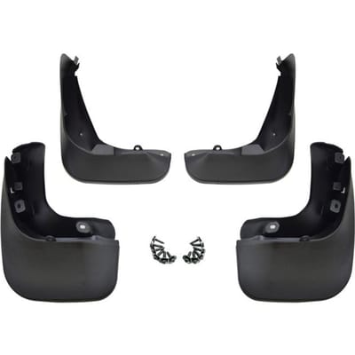 Spatlappen - NORM - Volkswagen Golf 6 - 4 stuks - Duurzaam - Perfecte pasvorm zwart
