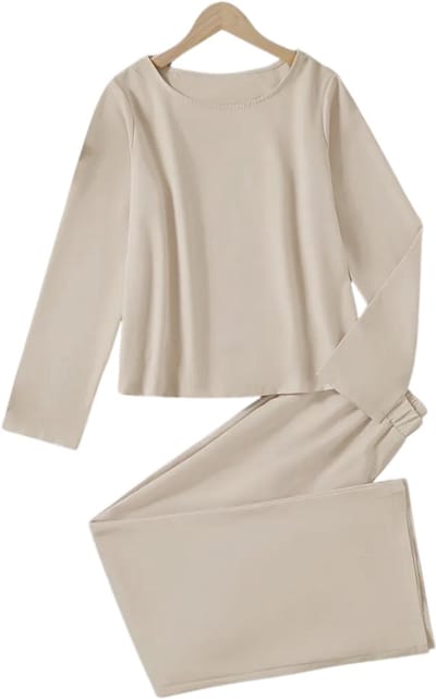Livano Linnen Broek Dames - Zomerbroek - Volwassenen - Lange Broek - Pantalon - Strandbroek - Zomer - Ibiza Stijl - Beige - Maat S