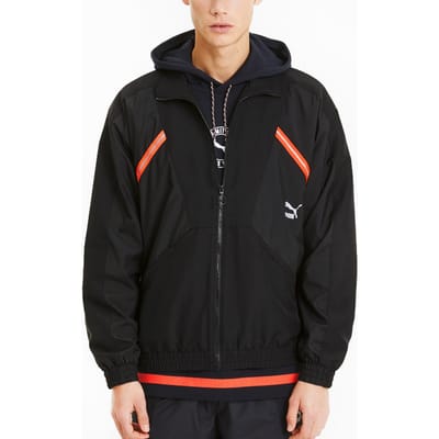 Puma TFS Tailored For Sport geweven zwarte trainingsjas voor heren 596464 01