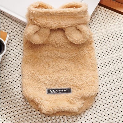 Fleece Honden Hoodie Winter Huisdier Hondenkleding voor Honden Jas Zacht Ropa Perro Franse Bulldog Kleding voor Honden Huisdierenkleding Mopshond S