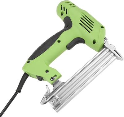 Krachtige Elektrische Hamer, 1800W Brad Nailer met Snoer, 100 Spijkers Capaciteit, Ergonomische Handgreep voor Meubelstoffering en Klussen