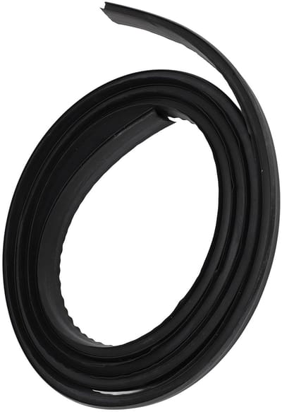 Dailygoods- Afdekstrip Rubber - 2 Meter - L-Rail Vulling - Drukafdekstrip - Efficiënt Transport - Verbeterde Hantering - Vulstrip