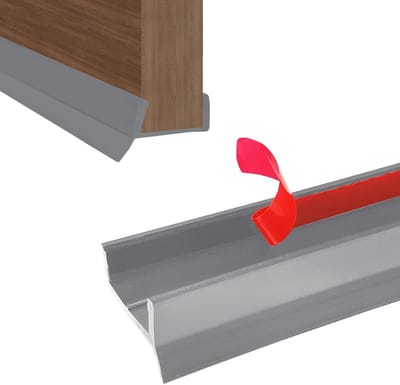 Zelfklevend Sokkelrubber met Afdichtingslip voor Plinten 15-18mm
