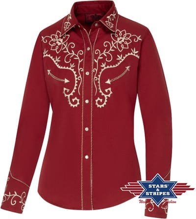 Stars & Stripes - Western Blouse - Ruth - L