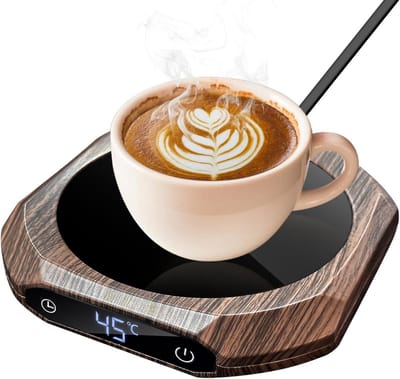 Elektrische Bekerwarmer met 3 Temperaturen - Tafel Warmer voor Koffie, Thee en Dranken met Timer