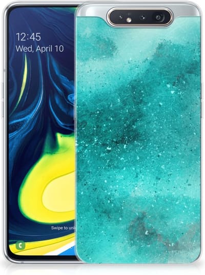 Hoesje maken Samsung Galaxy A80 Painting Blue