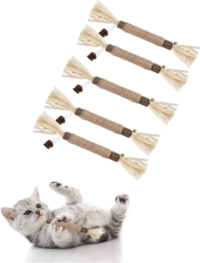 Solidchoice - Set van 5 Kattensticks voor Tandverzorging en Frisse Adem