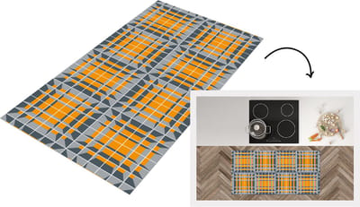 Keukenloper - Loper keuken - Kubus - Patronen - 3D - 120x60 cm - Keukenloper vinyl