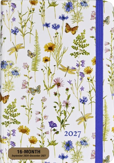 Wildflower Garden Compact diary 16-mnds 2027