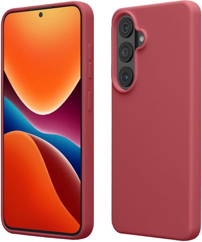 kwmobile telefoonhoesje geschikt voor Samsung Galaxy S26 Plus - Hoesje met siliconen coating - Smartphone case in donkerroze