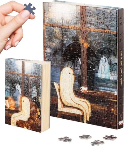 Puzzle Boekcover - Notebook Cover - Creatief Schrijven - 329 Puzzelstukjes - A5 Formaat - Warm Glow