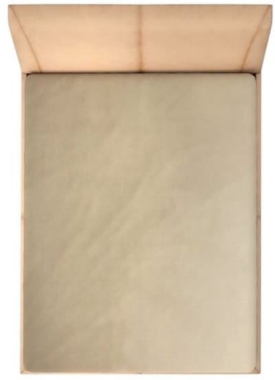 Beau Maison - Velvet Velours Hoeslaken - Taupe Grey 160 x 200 + 40 cm hoekhoogte (extra hoog)