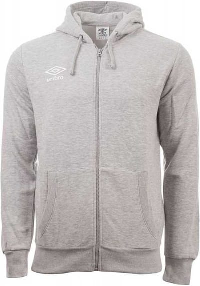 Umbro Small Logo Sweatshirt Met Rits Grijs 8 Years Jongen