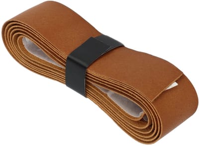 Dailygoods- Overgrip Lederen Vervanging - Zweetabsorberend - Slijtvast - Geweldig Slaggevoel - Professioneel Ontwerp - Echt Rundleer - Grip