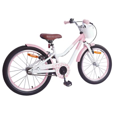 vidaXL - Kinderfiets - 18 - Inch - voor - 5-7 - jaar - oud - Licht - Roze