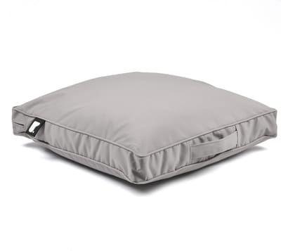 Extreme Lounging - b-pad vloerkussen - meditatiekussen - binnen & buiten - uv- en waterbestendig - 65x65cm - Silver grey