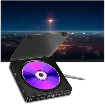 Dvd-speler - Home Media Player - Films Kijken - HD 1080P Resolutie - 151x151x28.5 mm - Zwart