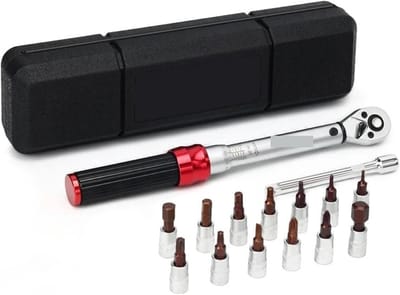 Momentsleutelset - Inbussleutel Tool - Mechanisch Onderhoud - Dual Direction - 15 stuks - One Color