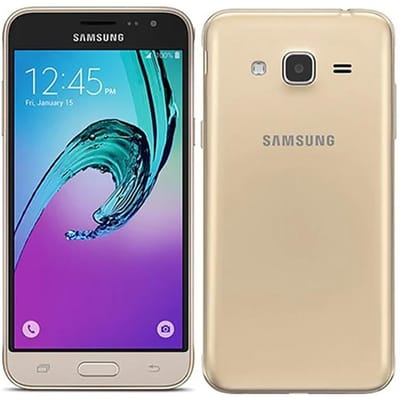 Samsung Galaxy J3 reconditionné (2016) J320F 1,5 Go de RAM 8 Go de ROM Quad Core 5,0 Pouces Téléphone Portable Avec 1 Carte SIM Simple Set or