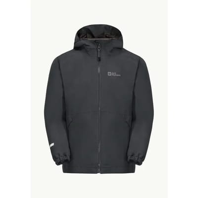 Jack Wolfskin Iceland 3in1 Jas Zwart 116 cm Jongens,Meisjes