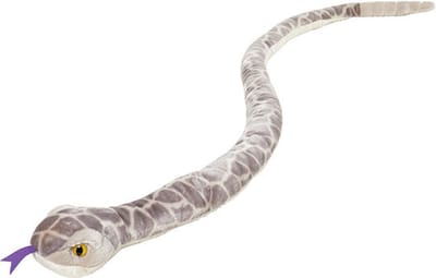 Pluche knuffel slang van 145 cm - Speelgoed knuffeldieren slangen - Amerikaanse ratelslang